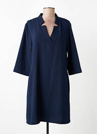 Rochie scurtă mâneci 3/4 mâneci 3/4 albastru PAKO LITTO femme