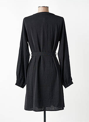 Rochie scurtă croială fluidă mâneci lungi negru MOLLY BRACKEN femeie