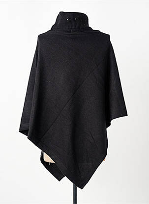 Poncho guler rulat negru MOLLY BRACKEN femeie