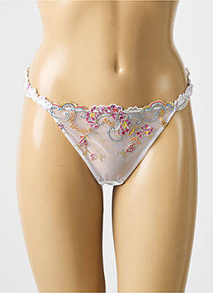 Tanga tulle transparent alb LISE CHARMEL femeie