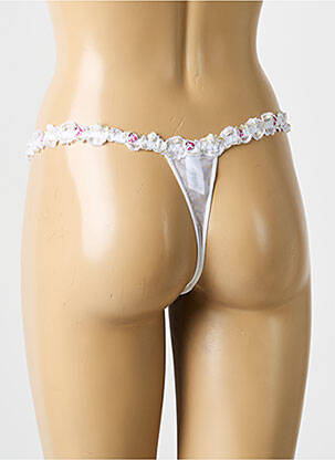 Tanga tulle transparent alb LISE CHARMEL femeie