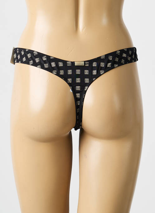 Șnur țesătură poplin negru MARIE JO femme