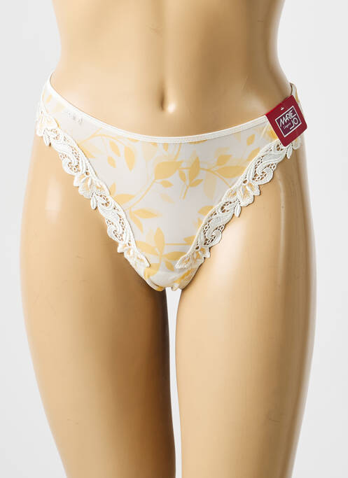 Tanga elasticitate galben MARIE JO femme