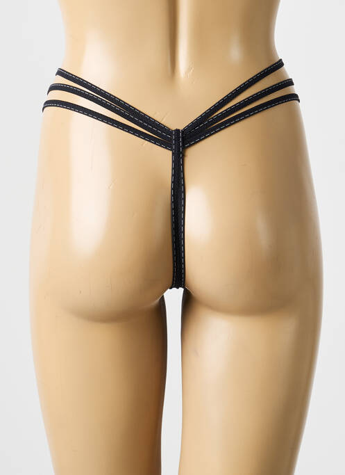 Șnur țesătură poplin negru MARIE JO femme