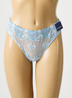 Tanga tulle transparent albastru PRIMADONNA femeie