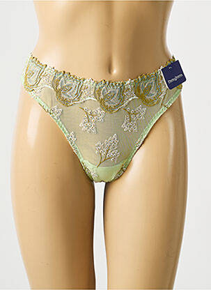 Tanga tulle transparent verde PRIMADONNA femeie
