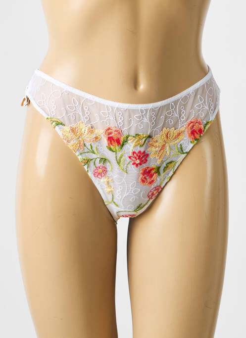 Tanga broderie alb LISE CHARMEL femme