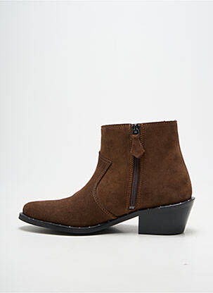 Botine/ghete vârf ascuțit toc de 4 la 6 cm maro I.CODE (By IKKS) femeie
