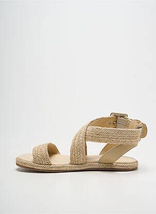 Espadrile platformă toc plat până la 3 cm bej IKKS femeie