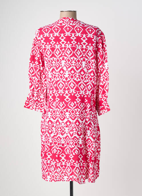 Rochie scurtă mâneci lungi mâneci lungi roz POMODORO femme