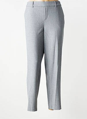 Pantalon drept talie elastică mărime normală gri CISO femeie