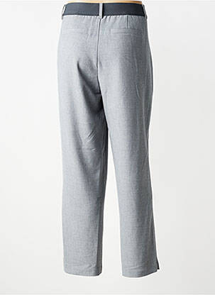 Pantalon drept talie elastică mărime normală gri CISO femeie