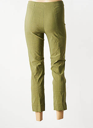 Pantalon 7/8 talie înaltă talie înaltă verde POMODORO femeie