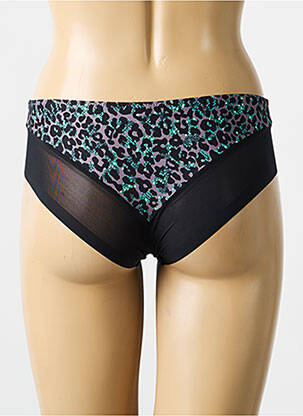 Chilot efect material satinat negru PRIMADONNA femeie