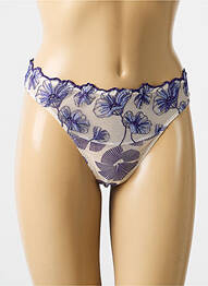 Tanga elasticitate albastru AUBADE femme