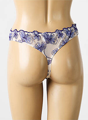 Tanga elasticitate albastru AUBADE femeie