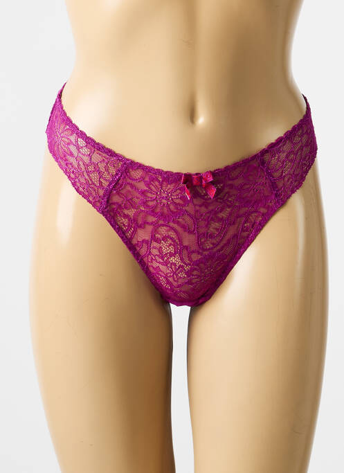 Chilot efect material satinat violet AUBADE femme