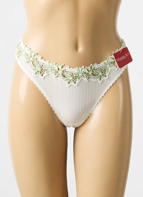 Tanga țesătură satinată bej MARIE JO femme