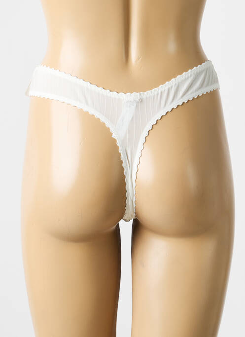 Tanga țesătură satinată bej MARIE JO femme