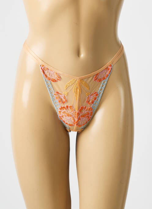 Tanga elasticitate portocaliu BARBARA femme