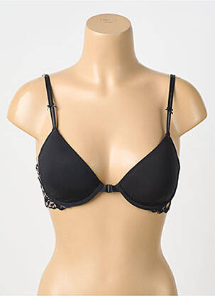 Sutien efect material satinat top sutien modelat negru SIMONE PERELE femeie