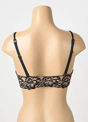 Sutien efect material satinat top sutien modelat negru SIMONE PERELE femeie