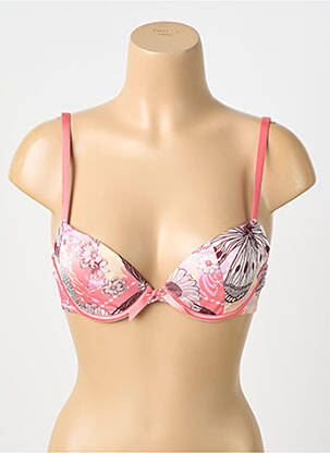 Sutien efect material satinat top sutien modelat roz SIMONE PERELE femeie