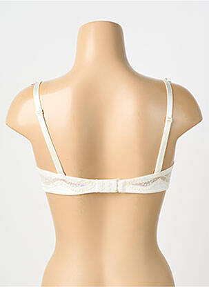 Sutien efect material satinat top sutien modelat bej LISE CHARMEL femeie