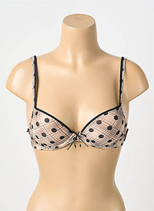 Sutien efect material satinat top sutien modelat culoare piersică MARIE JO femeie
