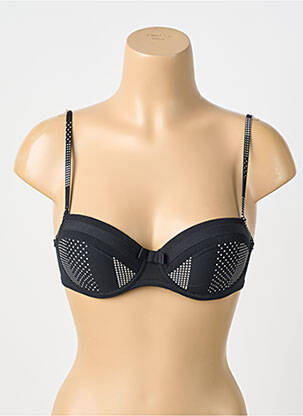 Sutien efect material satinat top sutien modelat negru MARIE JO femeie
