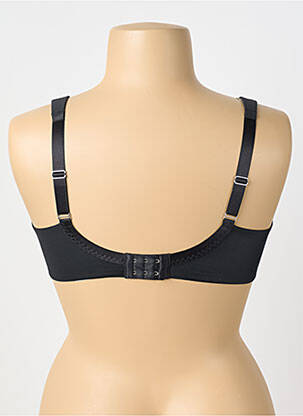 Sutien efect material satinat sutien cupe întregi cu decolteu înalt negru TRIUMPH femme