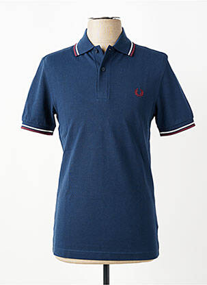 Polo croială cambrată mâneci scurte albastru FRED PERRY bărbat
