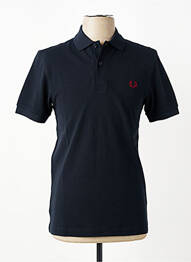 Polo elasticitate mâneci scurte albastru FRED PERRY homme