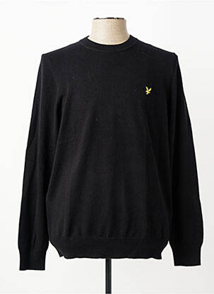 Pulover elasticitate mâneci lungi negru LYLE & SCOTT bărbat
