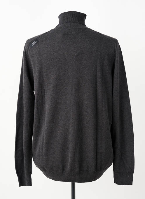Pulover cu guler înalt elasticitate mâneci lungi gri OXBOW homme