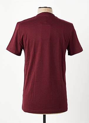Tricou broderie mâneci scurte roșu FRED PERRY bărbat