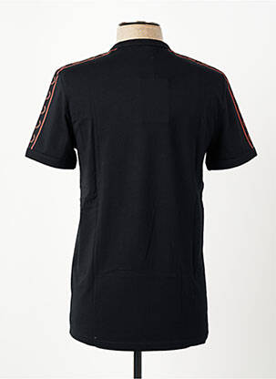 Tricou broderie mâneci scurte negru FRED PERRY bărbat