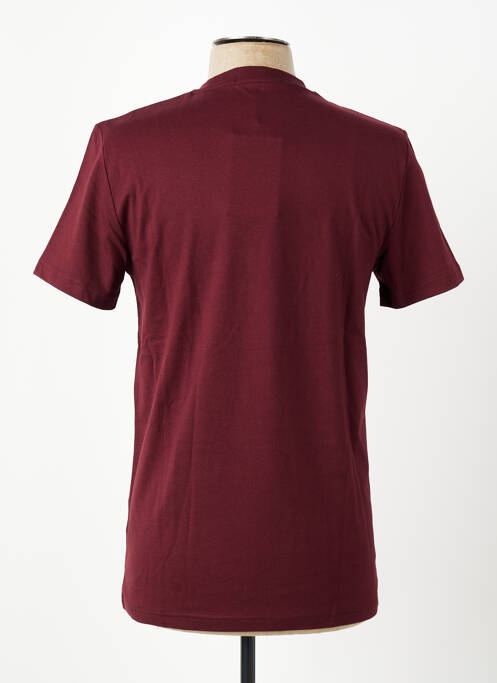Tricou broderie mâneci scurte roșu FRED PERRY homme