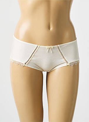 Shorty efect material satinat bej CHANTELLE femeie