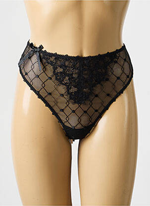 Tanga elasticitate negru EMPREINTE femeie