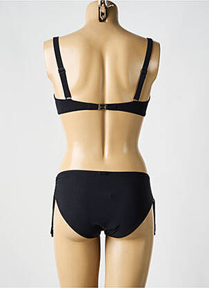 Costum de baie din două piese elasticitate sutien balconet cu decolteu înalt negru MARYAN MEHLHORN femeie