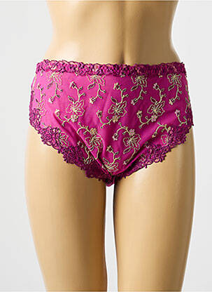 Chilot efect material satinat violet LISE CHARMEL femeie