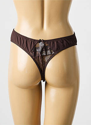 Tanga elasticitate maro EMPREINTE femeie