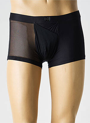 Boxer efect material satinat negru HOM bărbat