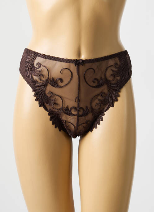 Tanga elasticitate maro EMPREINTE femme
