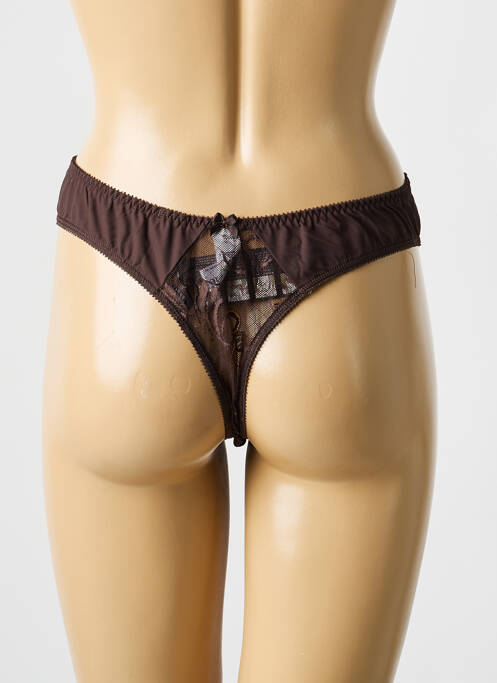 Tanga elasticitate maro EMPREINTE femme