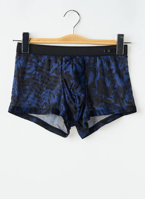 Boxer efect material satinat albastru HOM homme