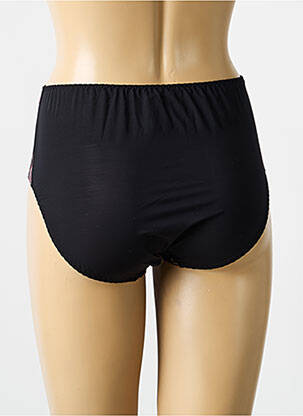Chilot efect material satinat negru BARBARA femeie