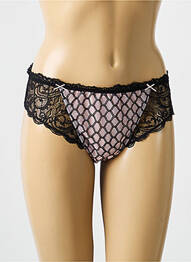 Chilot broderie dantelă de calais negru LISE CHARMEL femme