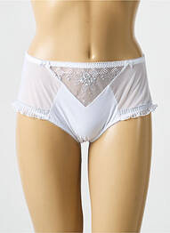 Shorty țesătură satinată alb EMPREINTE femme